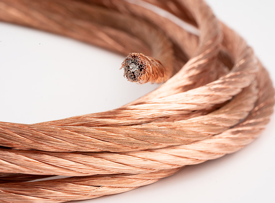 Copper braided wire