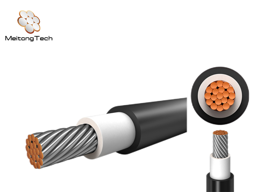 Copper core cable for photovoltaic power generation